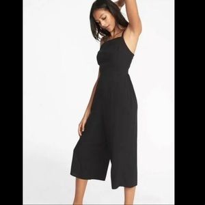 Black Square Neck Jumpsuit